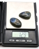 2 Smooth Polished LABRADORITE Stone Cabochons - 4