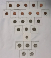 1967 - 2017 Canadian High Grade to Uncirculated Quarters Dime Nickels & Pennies