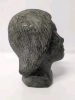 Stunning Signed Henry Evaluardjuk (1923–2007) Carved Soapstone Head Inuit Arts 9" Tall - 3