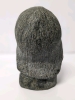 Stunning Signed Henry Evaluardjuk (1923–2007) Carved Soapstone Head Inuit Arts 9" Tall - 4