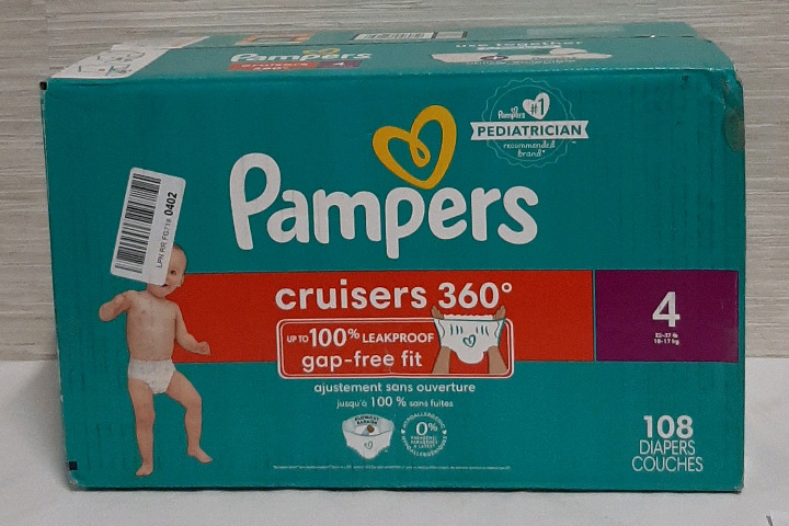 Pampers Cruisers 360 Size 4 108 per Pack