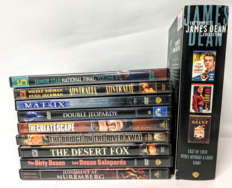 DVD Movies : Janes Dean Collection Box Set, War Movies and More