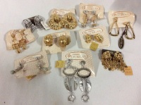Funky D&rsquo;ORLAN Jewelry 10 prs Earrings some Signed