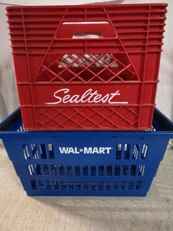 Sealtest Crate and Walmart Basket