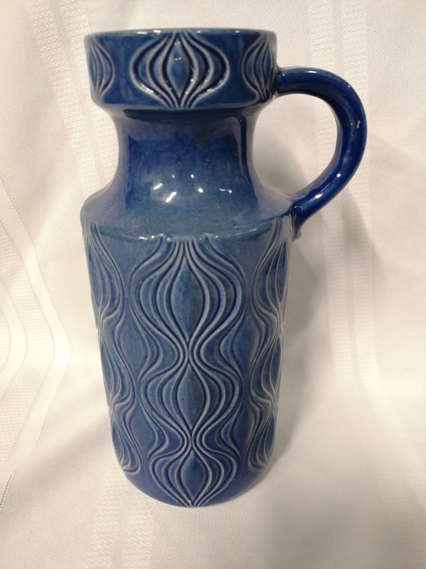 Beautiful West German Vase - Blue Onion Pattern