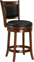 New - Ball & Cast Swivel Bar Stool , Brown . Hardware NOT Included