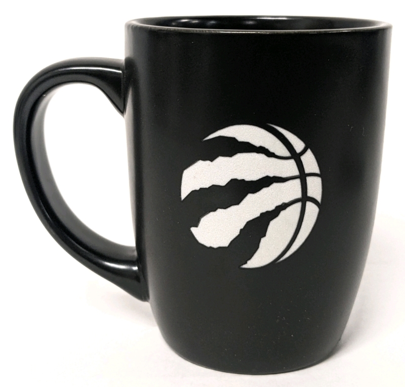 New NBA TORONTO RAPTORS 14oz Executive Ceramic Coffee Mug with Deep Etched Graphics