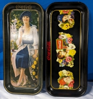 2 Coca-Cola Serving Trays