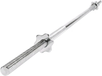 New Sunny Health & Fitness 60" Threaded Chrome Barbell Bar