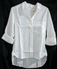 New ANTHROPOLOGIE Shirt Tail Button Down Shirt: Size XS - 3