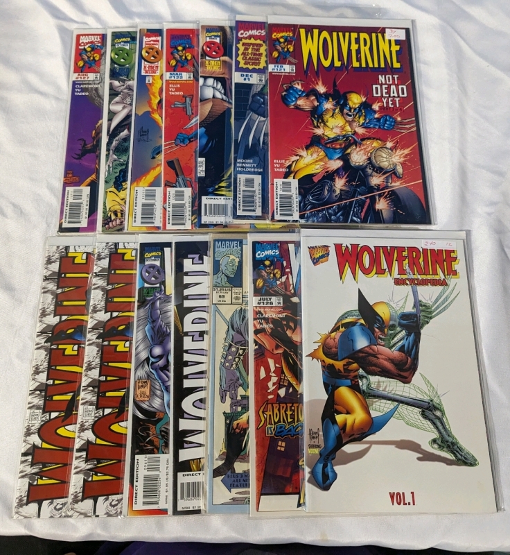 14 Marvel Wolverine Comics