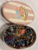 Unsorted Jewelry Large painted Oval Box