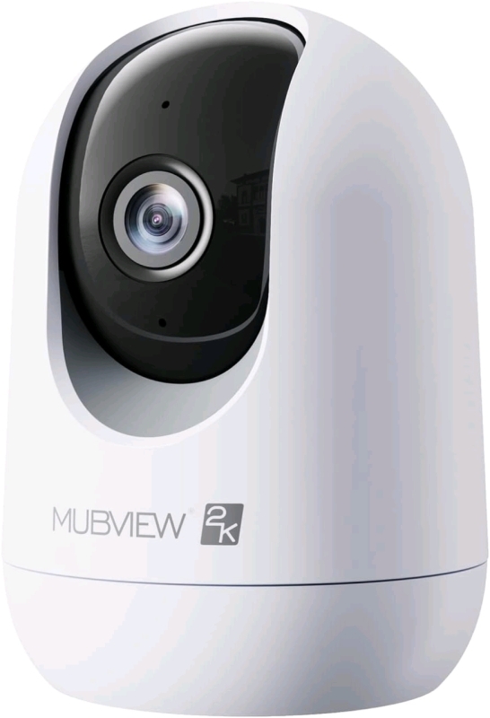 New MUBVIEW Smart PTZ Indoor Camera with 2-Way Audio 24/7 Viewing