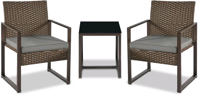 New Yiyan Patio Furniture Rattan Chairs with Coffee Table