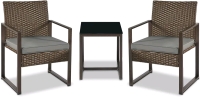 New Yiyan Patio Furniture Rattan Chairs with Coffee Table