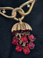 Vintage Crown Trifari, Alfred Philippe Grape Cluster Necklace<br/>