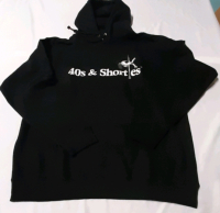 NEW 40s and Shorties Black Hoodie Size XL