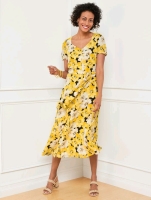 New Talbots Short Sleeve Crepe Midi Dress Size 16 With Tags Stock photo used Retail $169.00