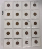 1944 USA Lincoln Wheat Penny Lot . 49 Pennies in 2×2 Coin Holders - 2