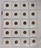 1944 USA Lincoln Wheat Penny Lot . 49 Pennies in 2×2 Coin Holders - 3