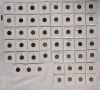 1945 & 1946 USA Lincoln Wheat Penny Lot . 51 Pennies in 2×2 Coin Holders