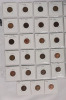 1945 & 1946 USA Lincoln Wheat Penny Lot . 51 Pennies in 2×2 Coin Holders - 2