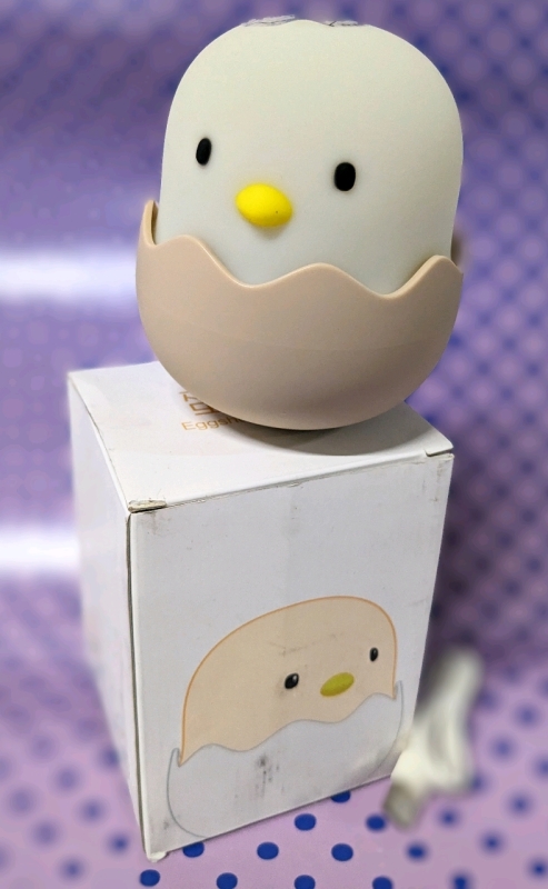 New Adorable Light-Up Hatching Chick Lamp 5" Tall Powered by USB