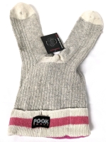 New POOK TUQUE Reversible Sock-y Winter Hat (One Size Fits Most)