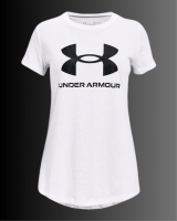 New UNDER ARMOUR Girls' UA Sportstyle Graphic Short Sleeve (Size Youth XL)