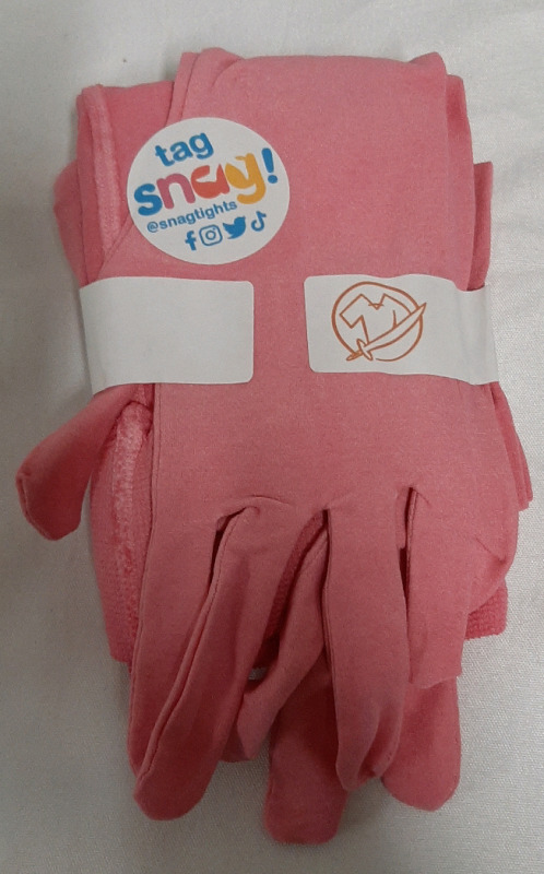 New Kinetic Socks Custom Made Arm Socks in Pastel Pink Size Large Retail $83.00