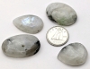 4 Polished MOONSTONE Cabochons - 2