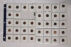 1947 - 1949 USA Lincoln Wheat Penny Lot . 38 Pennies in 2×2 Coin Holders