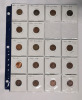 1947 - 1949 USA Lincoln Wheat Penny Lot . 38 Pennies in 2×2 Coin Holders - 2