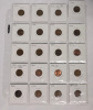 1947 - 1949 USA Lincoln Wheat Penny Lot . 38 Pennies in 2×2 Coin Holders - 3