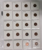 1954 & 1955 USA Lincoln Wheat Penny Lot . 68 Pennies in 2×2 Coin Holders - 4