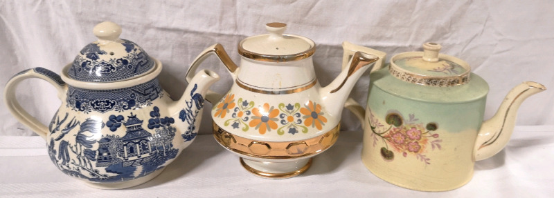 3 Vintage Teapots - Made in England