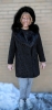 Lovely Vintage KING FUR Hooded Winter Coat Made in King City Canada (Size Medium/ Large?)