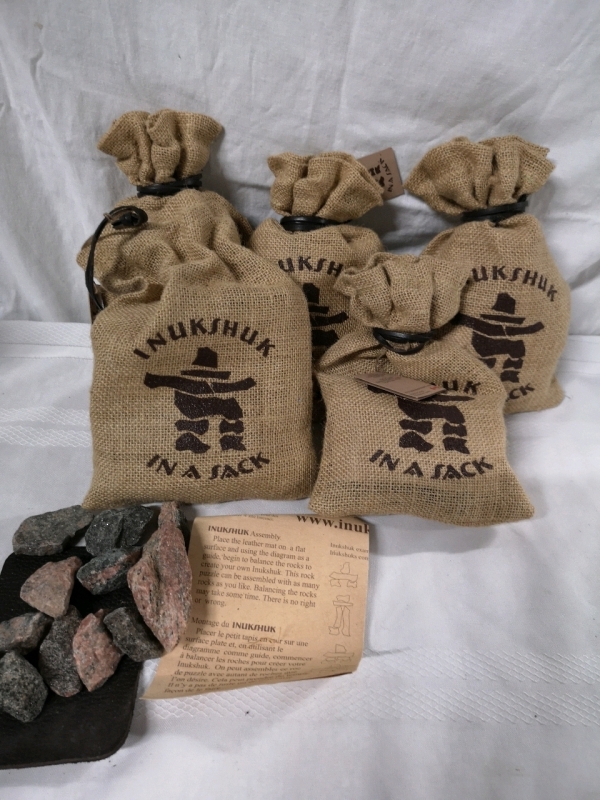 5x New Inukshuk In A Sack