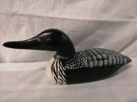 Hand Painted Wooden Loon