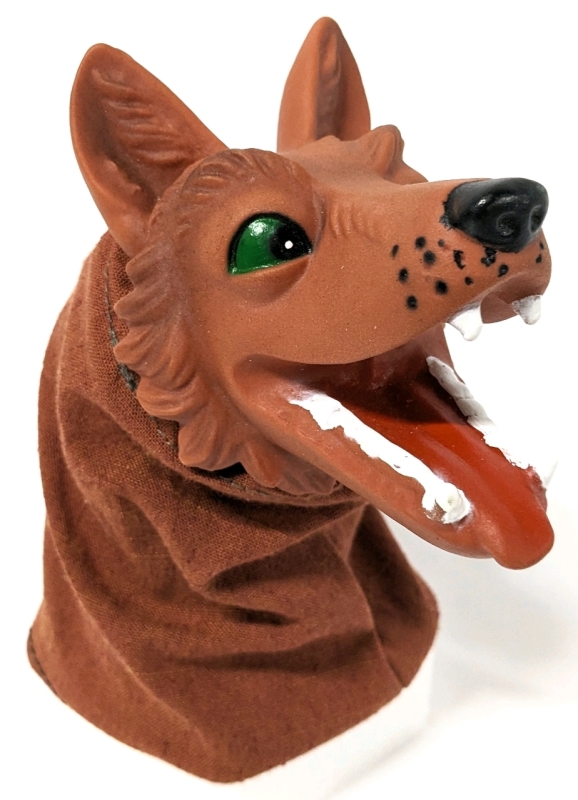 Fantastic Vintage Big Bad Wolf Hand Puppet