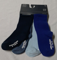 NEW Baby Gap Crew Socks 4 Pair Ages 2-3