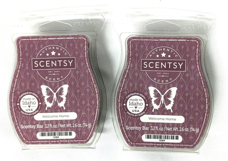 2 New SCENTSY Bars 74g ea (Welcome Home)