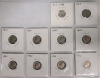 1966 - 1969 USA Dime Lot . 30 Dimes in 2×2 Coin Holders - 2