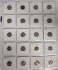 1966 - 1969 USA Dime Lot . 30 Dimes in 2×2 Coin Holders - 3