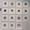 1970 - 1980 USA Dime Lot . 31 Dimes in 2×2 Coin Holders - 3