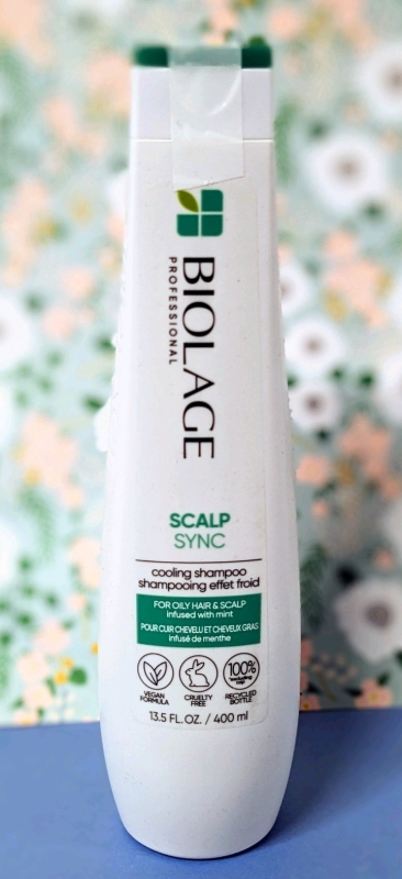 New BIOLAGE Scalp Sync Cooling Shampoo with Mint 400ml