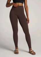 NEW American Tall Womens Cotton Leggings in Chocolate Size M Tall Stock photos used