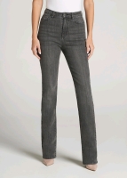NEW The Britney Womwns Tall Bootcut Jeans in True Grit Grey Size 29W 35L Retail $123.00 Stock photos used