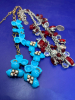 Beautiful Two signed Necklaces with rhinestones - 6