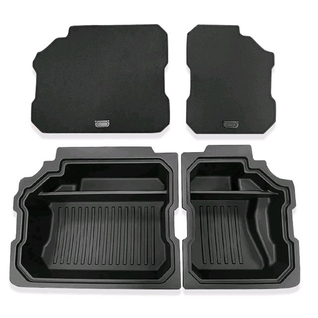 New - 2021 - 2023 Toyota Seinna Car Trunk Storage Boxes with Cover Lids